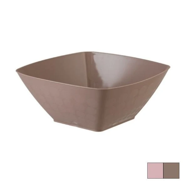 Салатник 800мл пластик НУВО квадратный (40)