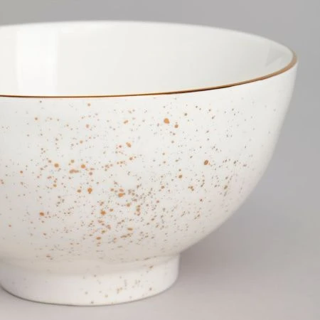 Салатники набор 4шт 300мл 11,5*6,5см фарфор Gold (6)