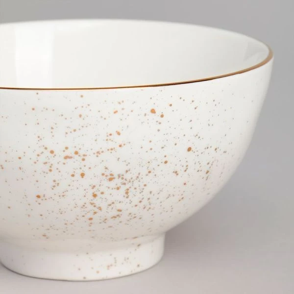 Салатники набор 4шт 300мл 11,5*6,5см фарфор Gold (6)