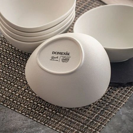 Салатник 16см фарфор ROCK WHITE треугольный DM8014-6 (6)