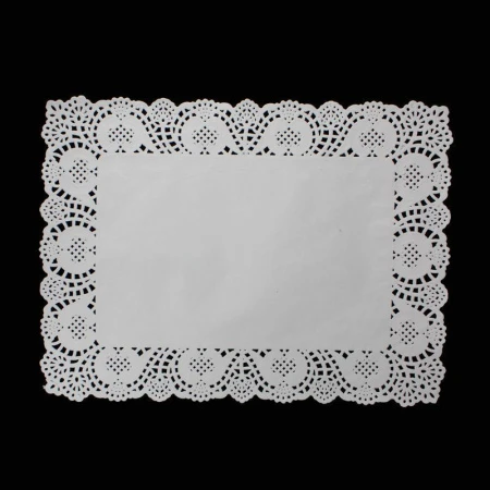 Салфетки сервировочные набор 48шт 36*46см бумага ажурные влагостойкие прямоугольные JC-4065 (96)