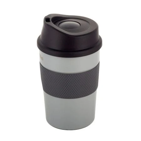 Термокружка 320мл нерж.сталь арт.2165 черный серый (24)