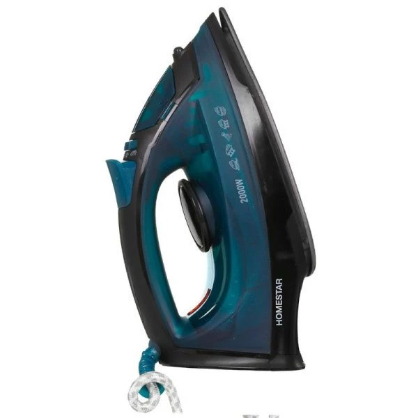Утюг HomeStar HS-4010 черный  (2000Вт, пар, тефлоновая подошва, антинакипь)