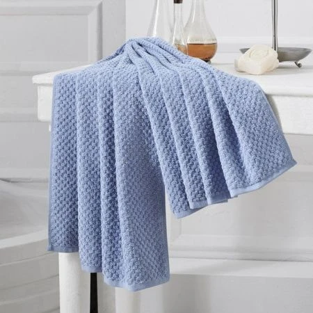 Полотенце махровое 70*140см жаккард Karna DAMA (Голубой) 380г