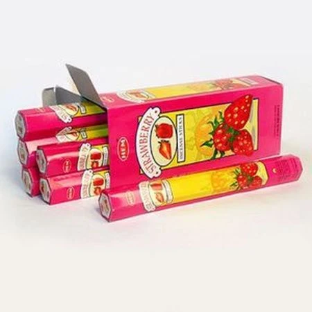 Благовония шестигранник 20 палочек HEM Strawberry Клубника 186ST (6)