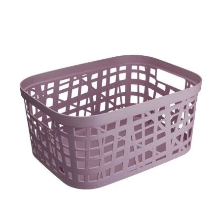 Корзина для хранения 22л пластик ХАОС Лавандовый 430*320*205мм (5) ВЫВОД