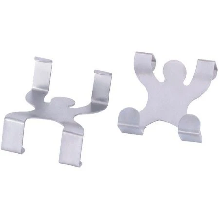 Набор крючков на дверь 2шт 4,6*4,6*5 см нерж.сталь (72)