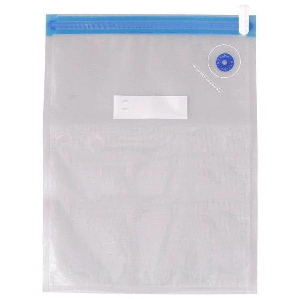 Пакет вакуумный многоразовый с замком zip-lock для хранения продуктов 26*34см VL80-482 (12/144)