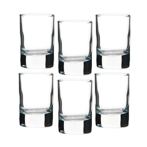 Стопки для ликера набор 6шт 60мл стекло САЙД (12)