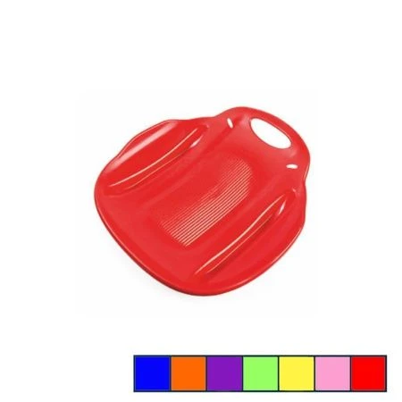 Санки-ледянки пластик 530*480*77мм Метеор МИКС (10)