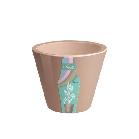 Кашпо 5л 20*23см пластик КЛАССИКА фраппе (10)