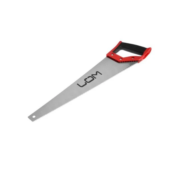 Ножовка по дереву металл 450мм ,7-8 TPI, с рукояткой ЛОМ (1) Ножовка по дереву металл 450мм ,7-8 TPI, с рукояткой ЛОМ (1)