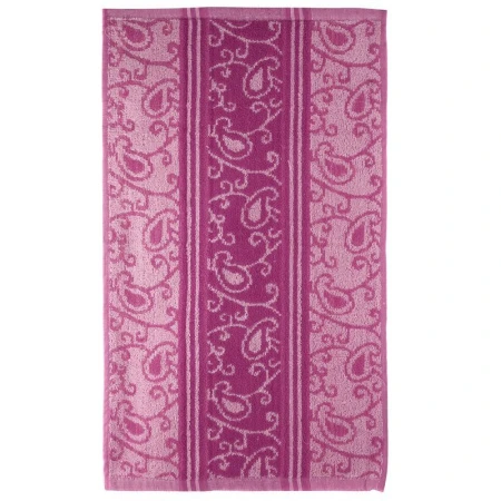 Полотенце махровое 70*140см пестротканное Бетта фиолетовый 400гр