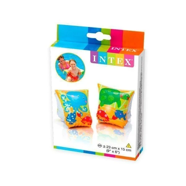 Нарукавники для плавания ПВХ Подводный мир 23*15см от 3-6 лет Intex (36)