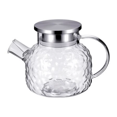Чайник заварочный 1000мл стекло Franco мет.пружинка в носике, мет.крышка 93-FR-TEA-15-1000 (12)