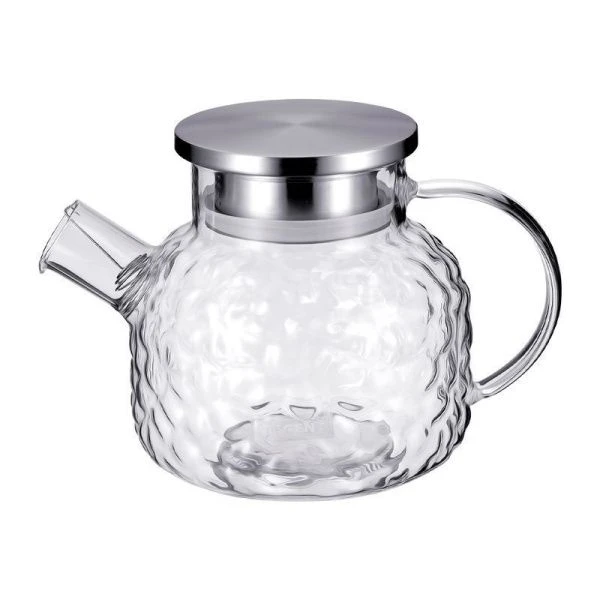 Чайник заварочный 1000мл стекло Franco мет.пружинка в носике, мет.крышка 93-FR-TEA-15-1000 (12)