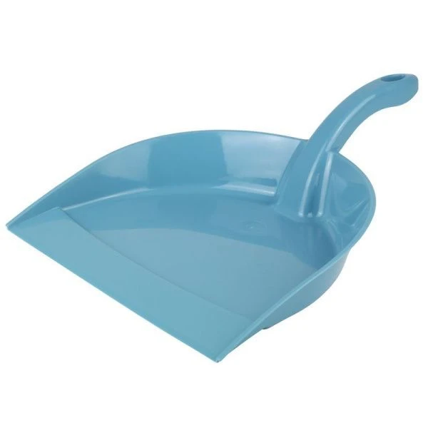 Совок 230*50*310мм пластик ИДЕАЛ Серо-голубой (24)