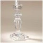 Подсвечник 8,2*8,2*15,5см стекло Ice (24)