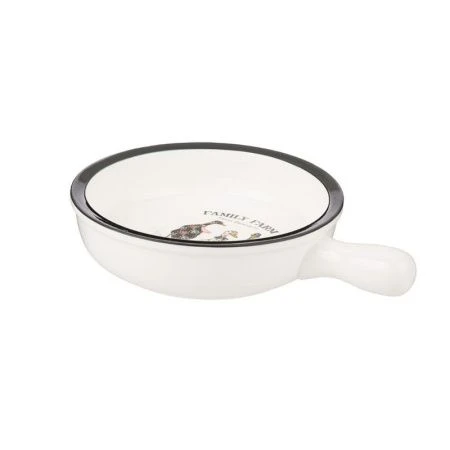 Салатник с ручкой 800мл 27*20*5см фарфор Family Farm (12)