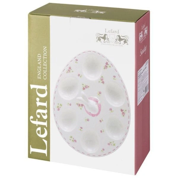 Подставка для яиц (на 6шт) 25,5*20*2см керамика Sunday (24)