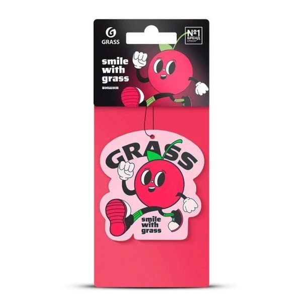 Ароматизатор картонный СМАЙЛ вишня (10)