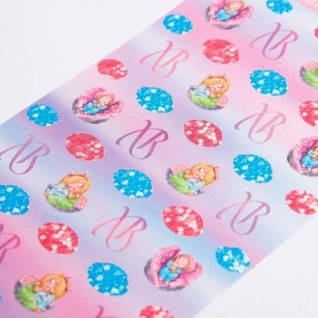 Пасхальные наклейки для яиц «Ангелочки», 7,3 х 13 см   7413126