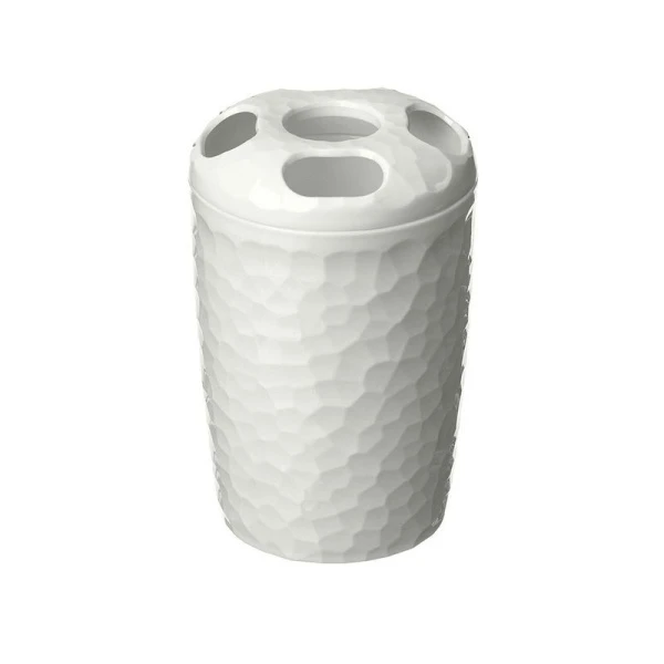 Подставка для зубных щеток 350мл пластик Tule светло-серый (12) 221303921/03