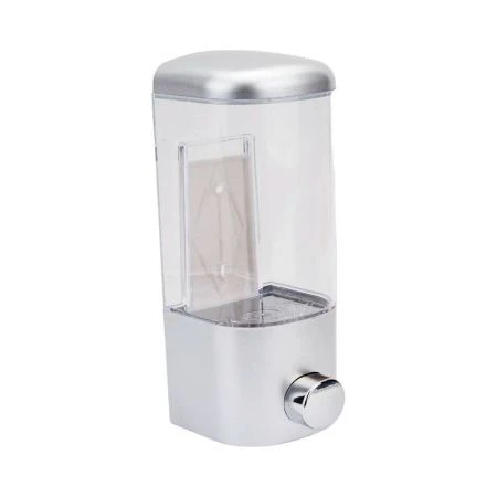 Дозатор для жидкого мыла 450мл 20*8*9см пластик хром AH-19-1 (60)
