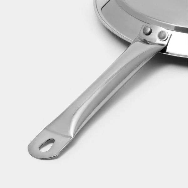 Блинница 22 см а/пр ОБЩЕПИТ 0,6 мм индукц.дно ТРС 3,5 мм (14)