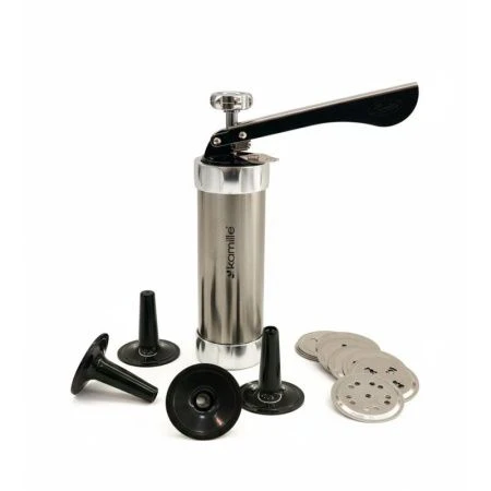 Шприц кондитерский 24 насадки 21*15,5*5,5см нерж.сталь (24)