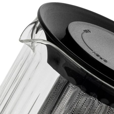 Чайник заварочный 1000мл стекло АЙН с мет.ситом (12)