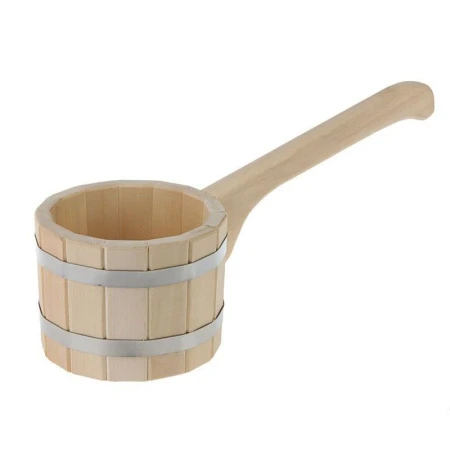 Ковш бондарный 1,5л дерево (5)