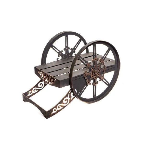 Дровница Пушка сталь 63*35*40см (1)