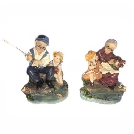 яяяСтатуэтка Старички 10.8*9.4*12см, A98002 'PLA16641 (36)