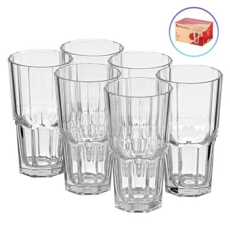 Стаканы набор 6шт 375мл стекло SERENITY (4)