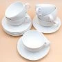 Чайный набор 12пр фарфор White Ornaments на 6 персон 250мл (6)