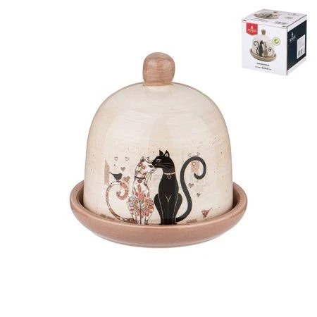 Лимонница 9*9см керамика ПАРИЖСКИЕ КОТЫ (60)