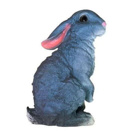 Фигура садовая ЗАЯЦ большой серый 36см полистоун