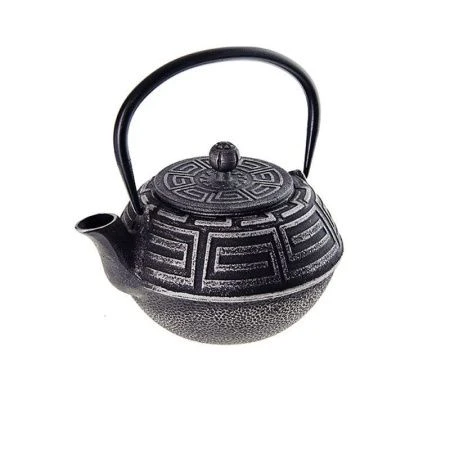 Чайник заварочный 1,1л чугун черный с мет.ситом подар.уп. МВ23697 (8)