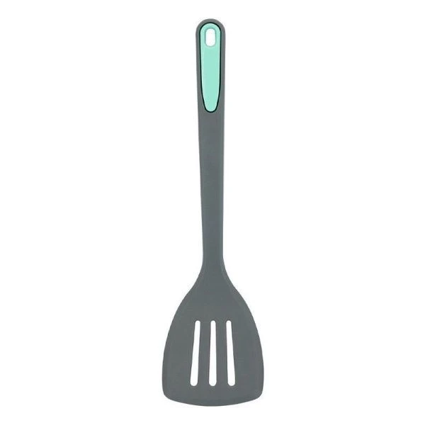 Лопатка кулинарная с прорезями 33*8,5см силикон Silicone 79-024 (72)