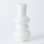Ваза для цветов 25см керамика белая JC-16132 (24)