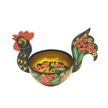 Розетка дерево с хохломской росписью Петушок 9,5/12*5/17см (1) Розетка дерево с хохломской росписью Петушок 9,5/12*5/17см (1)