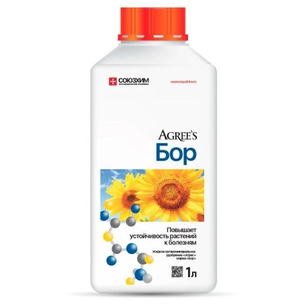 Удобрение жидкое органоминеральное 1л Бор (9)