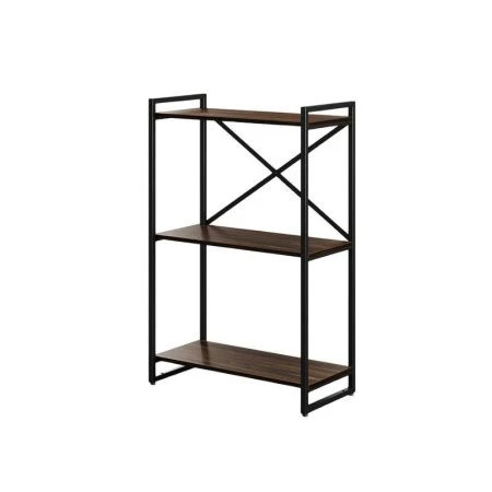 Стеллаж 3 полки 106*69*34см металл GUTTA эвок, чёрный (1)