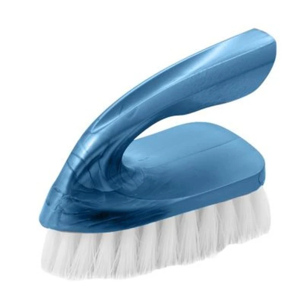 Щетка Утюжок 11*6*8см пластик/нейлон Rock'n'Roll индиго (ворс 2,5см) (23)