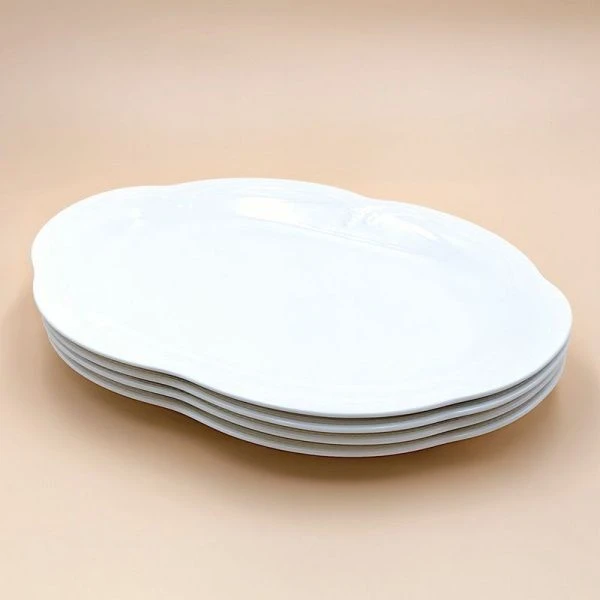 Блюдо овальное 31,5*22,5см фарфор White Ornaments (6)