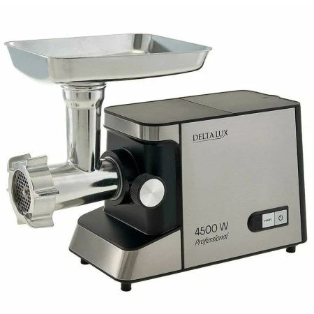 Мясорубка электрическая металл DELTA LUX DE-605M черный/стальной 4500Вт (4)