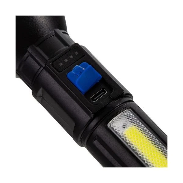 Фонарь прожектор 4 режима работы пластик 5Вт СТАРТ  LHE 516-B1 Black (80)