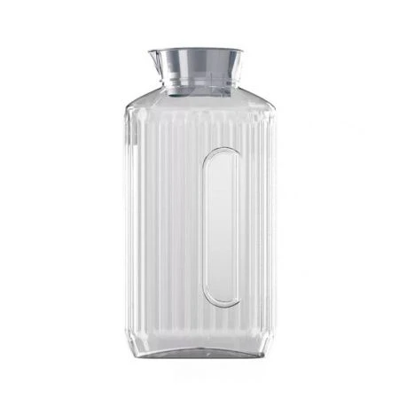 Кувшин 1,5л 11,8*8,5*22см пластик TREND серый металлик (12)