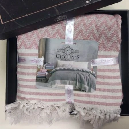 Покрывало жаккард 230*210 FAMILY сухая роза